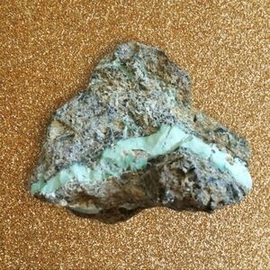 680g Broken Arrow Variscite Turquoise Otteson Gemstone Rough For Lapidary